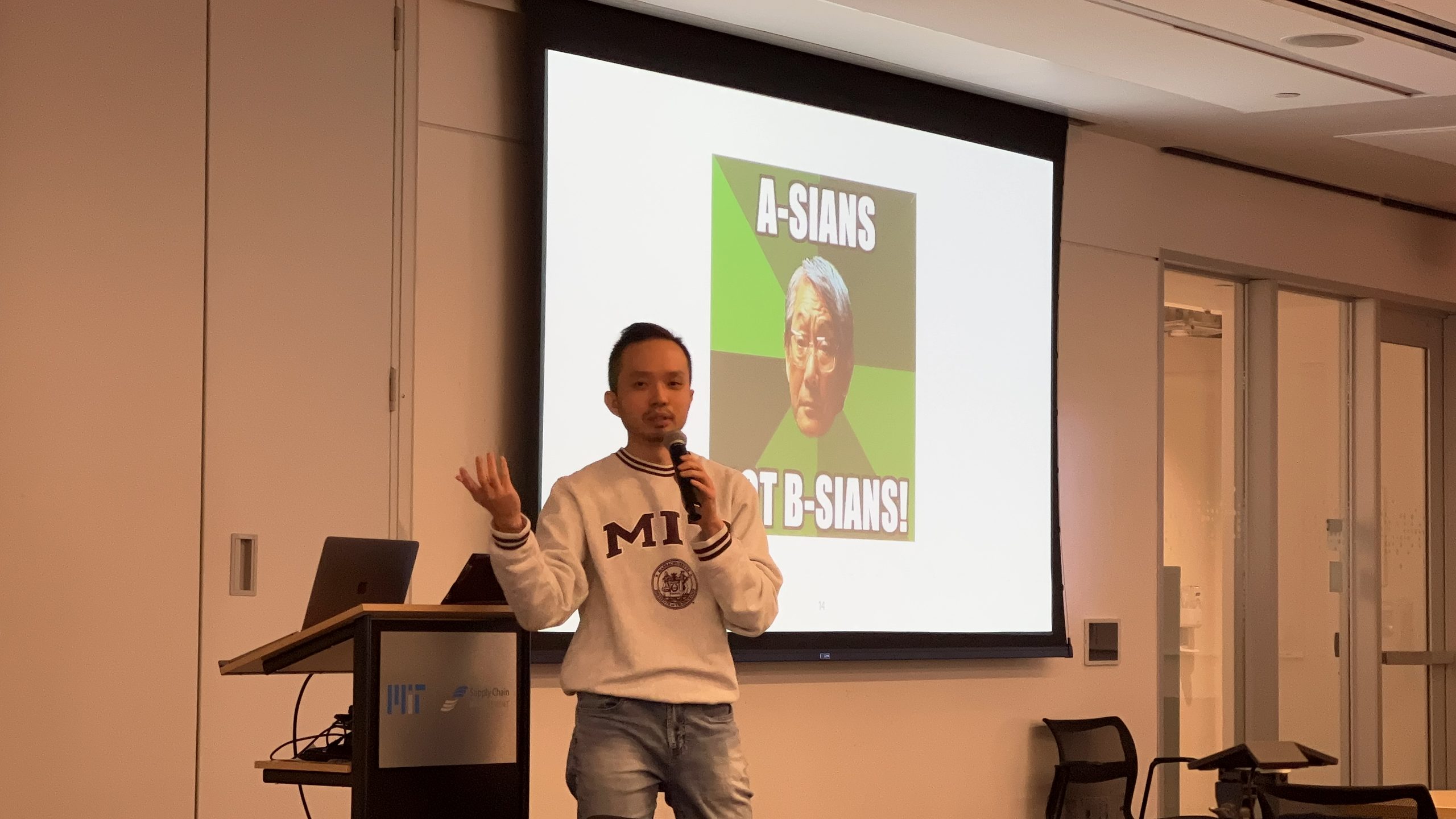 Me Presenting My Personal Stories at MIT Classroom